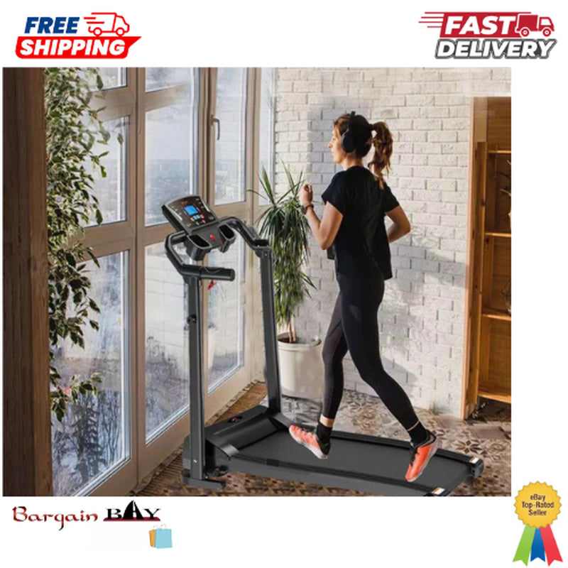 Treadmill Foldable Smart Running Motorized Electric Machine Home Fitness.1.5Hp