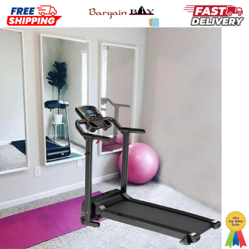 Treadmill Foldable Smart Running Motorized Electric Machine Home Fitness.1.5Hp