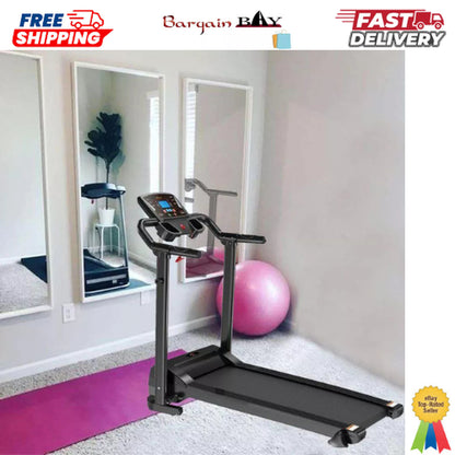 Treadmill Foldable Smart Running Motorized Electric Machine Home Fitness.1.5Hp