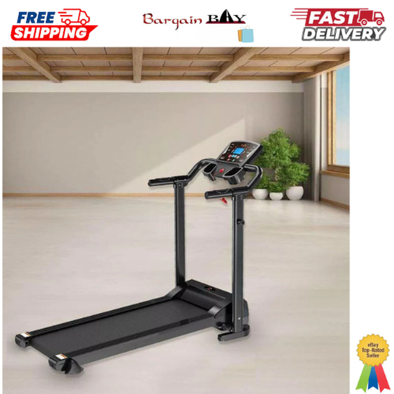 Treadmill Foldable Smart Running Motorized Electric Machine Home Fitness.1.5Hp