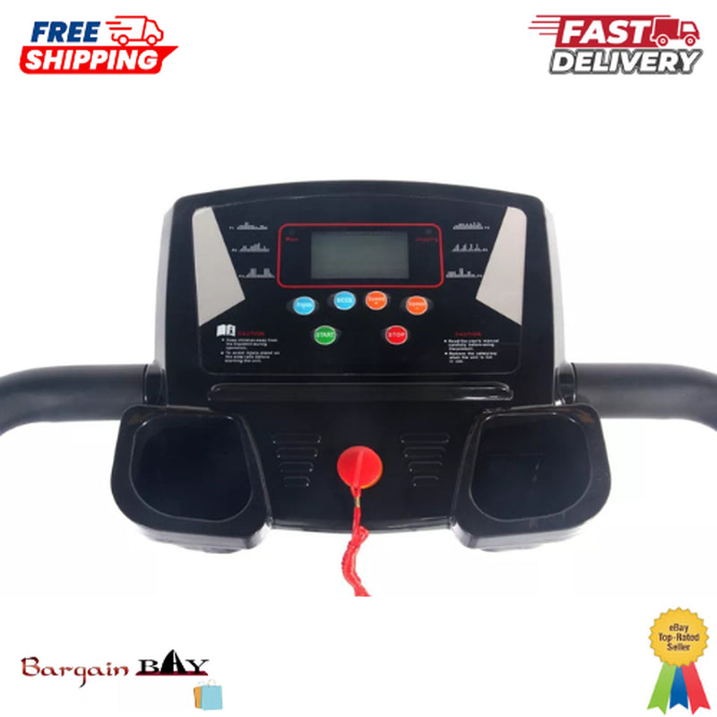 Treadmill Foldable Smart Running Motorized Electric Machine Home Fitness.1.5Hp