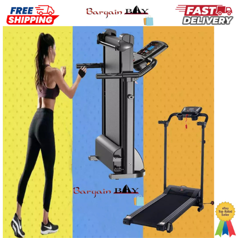 Treadmill Foldable Smart Running Motorized Electric Machine Home Fitness.1.5Hp